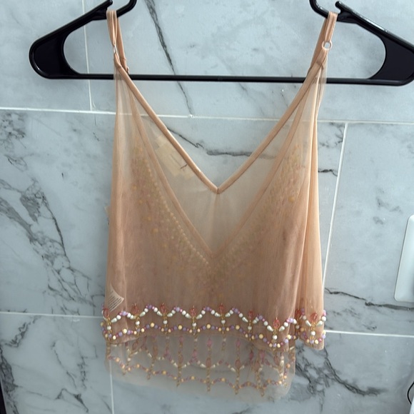 Anthropologie beaded camisole, XS/S - Picture 4 of 5